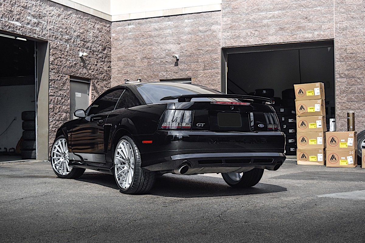 Ford Mustang with Asanti Black Label ABL-24 Beta