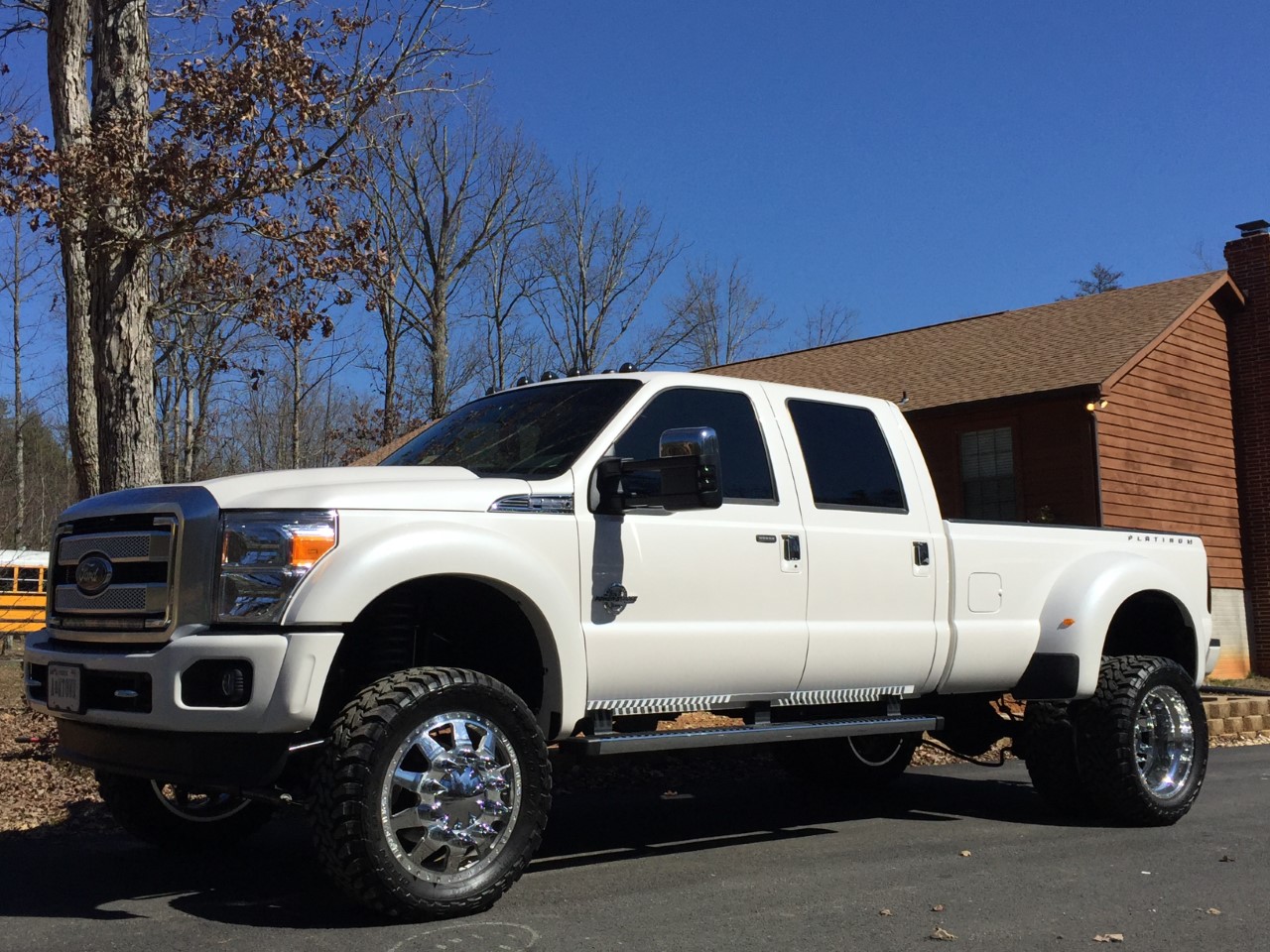 F-350 Super Duty Dual Rear Wheel on American Force Dually With Adapters Ser...