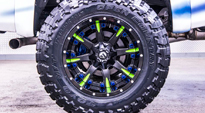 Toyota Tundra with Fuel 2-Piece Wheels Nutz - D251