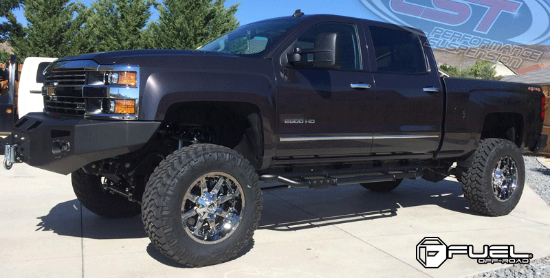  Chevrolet Silverado 2500 HD with Fuel 1-Piece Wheels Nutz - D540 