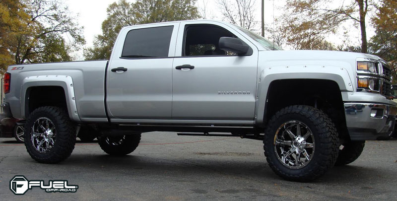  Chevrolet Silverado 1500 with Fuel 1-Piece Wheels Nutz - D540 