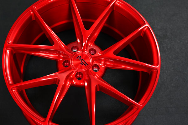 Misano M117 | Brushed Gloss Candy Red
