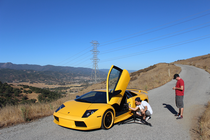 Lamborghini Murcielago Photo Shoot Downtime