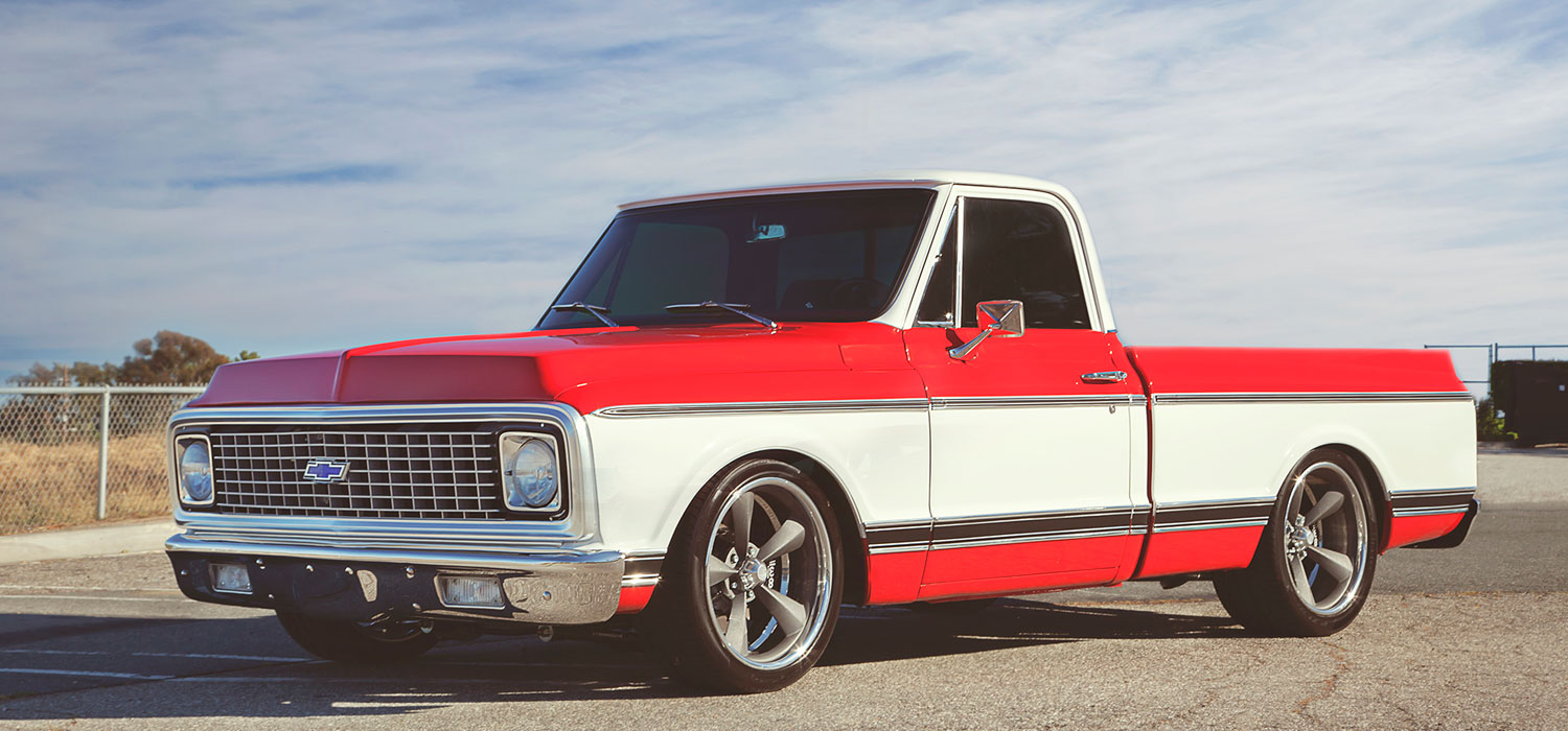 This 1971 C10 is powered by a modern LS3 and electronic transmission. 