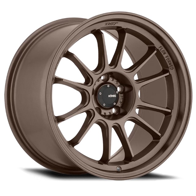 Konig Hypergram flow-formed alloy wheel in matte bronze