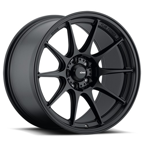 Konig Dekagram flow-formed wheel in satin black
