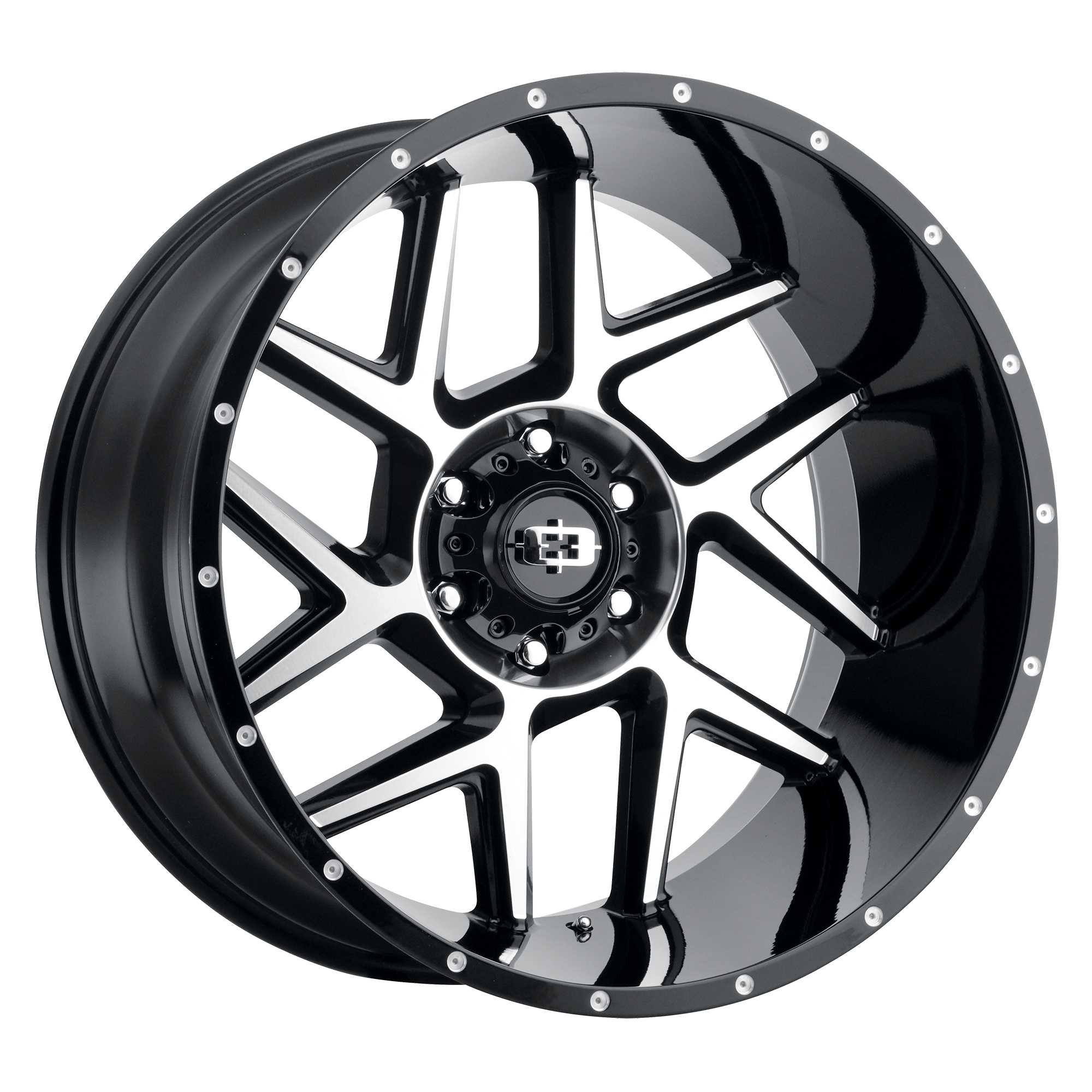 Vision Sliver  - Gloss Black Machined Face