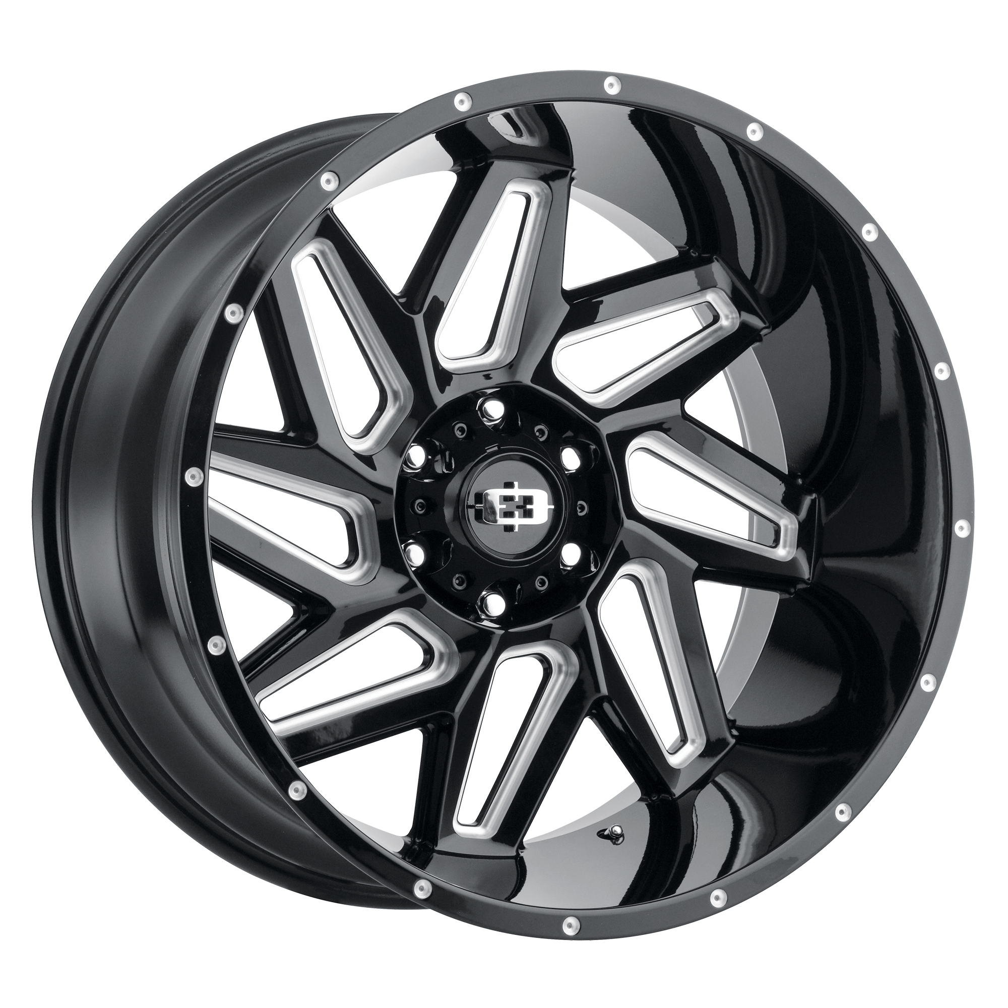 Vision Spyder  - Gloss Black Milled Spoke