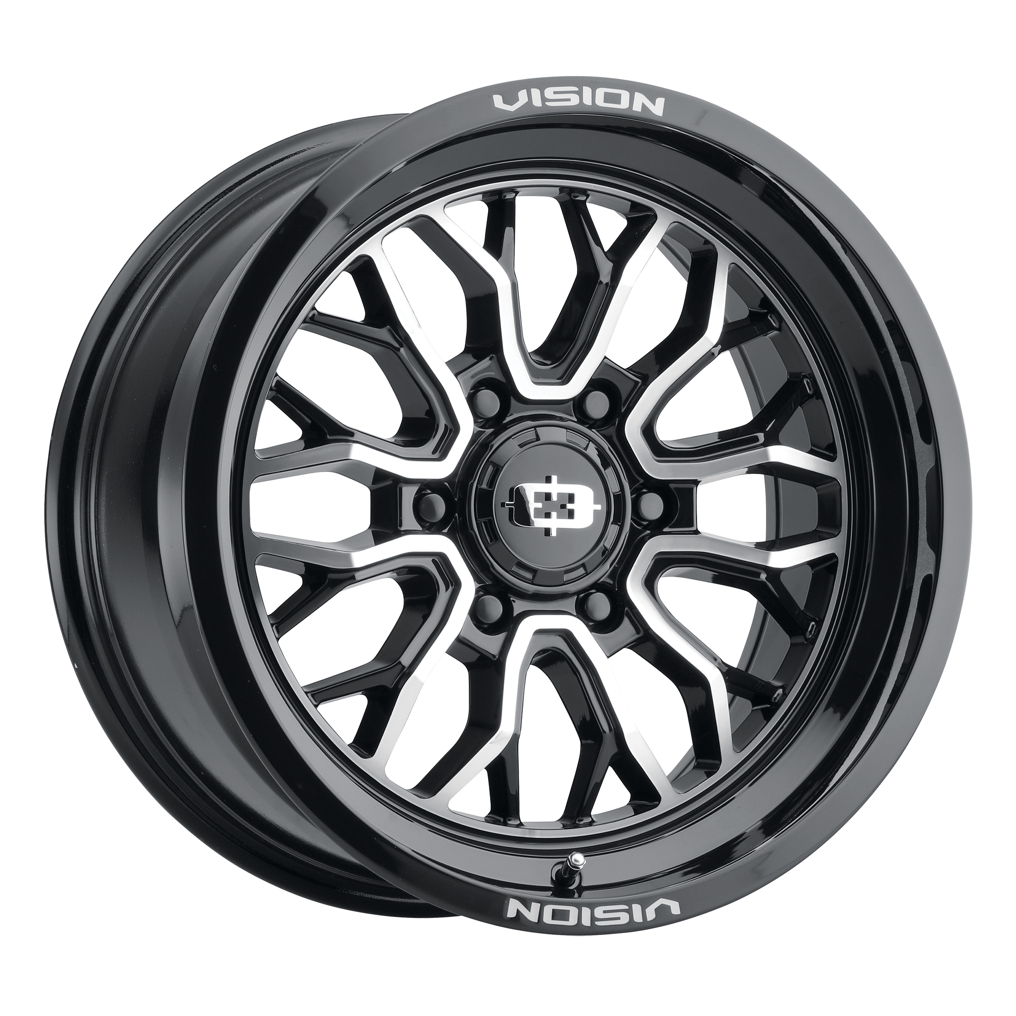 Vision Riot  - Gloss Black Machined Face