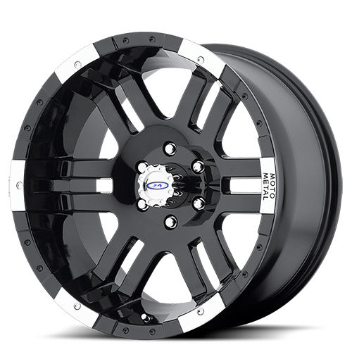 thumbnail image 2 of Set Of 4 Moto Metal MO951/950 353K83 Wheel Center Caps - Chrome, 3.25 Inch, Snap-In For 5/6 Lug 2 of 6