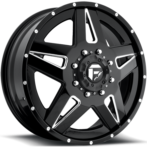 Fuel Dually Wheels Full Blown Dually Front - D254 