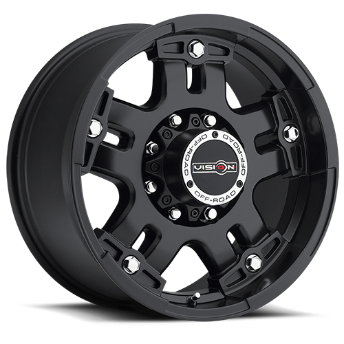 VISION - 394 WARLORD-matte black machined face