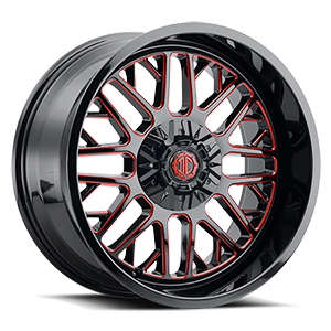 NX-19 5 Midnight Black / Red MG Milling