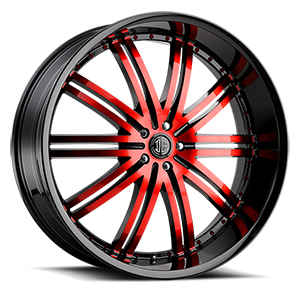 2Crave Alloys No11 5 Glossy Black / Red Face