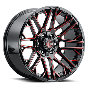 NX-27 6 Midnight Black / Red MG Milling
