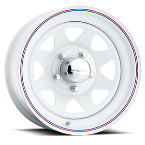 U.S. Wheel 8-Spoke (Series 70) 5 White