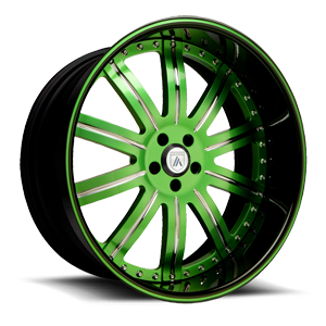 Asanti Wheels - AF134 Green 5 lug