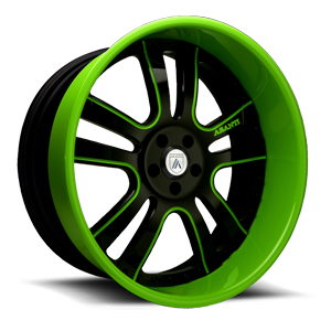 Asanti Wheels - AF142 Green 5 lug