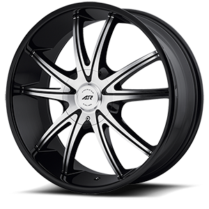 Gloss Black Machined