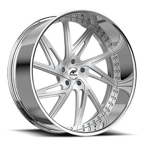 Conrad 5 Brushed Center Chrome Lip