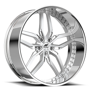 Drift 5 Brushed Center Chrome Lip
