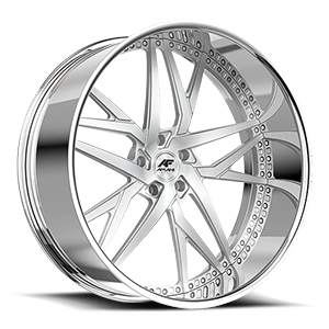 Ikon 5 Brushed Center Chrome Lip