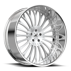 Napoliano 5 Brushed Center Chrome Lip