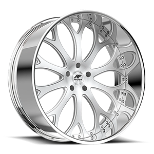 Tango 5 Brushed Center Chrome Lip