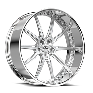 Trackster 5 Brushed Center Chrome Lip