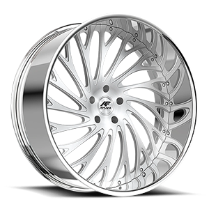 Vamos 5 Brushed Center Chrome Lip