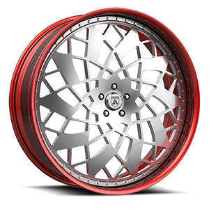 Asanti Wheels - FS01 Candy Red Brushed 5 lug