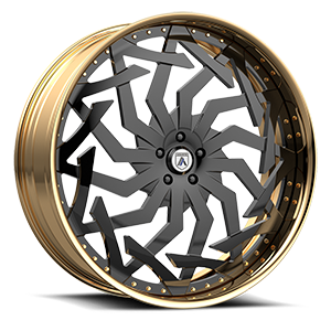 Asanti Wheels - FS20 Black and Gold 5 lug