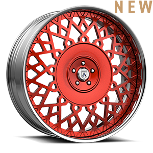 Asanti Wheels - FS24 Red and Chrome 5 lug
