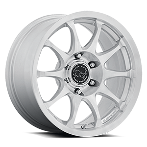 Gloss Silver w/ Machined Face