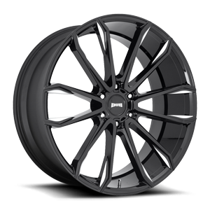 DUB 1-Piece Clout - S252 6 Gloss Black & Milled