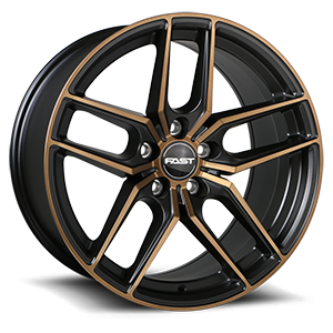 Aristo 5 Satin Black with Machined Face and Bronze Clear - 48089