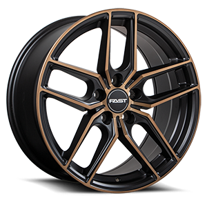 Aristo 5 Satin Black with Machined Face and Bronze Clear Flat