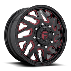 FF51D - Front Gloss Black w/ Ruby Red