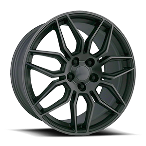 Titanium Gray Machined Face with Dark Clear Coat