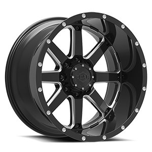 Gear Alloy 726 Big Block 8 Gloss Black with CNC Milled Accents