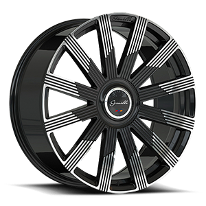 Beirut 5 Gloss Black w/ Machined Face & Lip