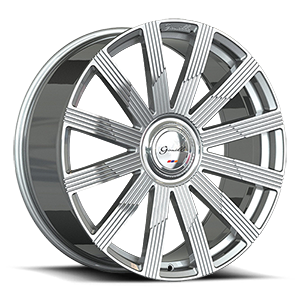 Beirut 5 Gloss Silver w/ Machined Face