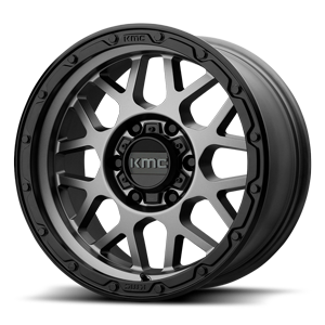 KMC Wheels KM535 GRENADE OFF-ROAD 6 Matte Gray w/ Black Ring