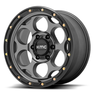 XD Wheels KM541 Dirty Harry 6 Satin Gray with Black Ring