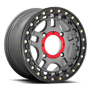KS240 Recon Beadlock 4 Gunmetal with Black Lip