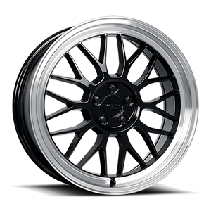 KR06 5 Glossy Black Machined Lip