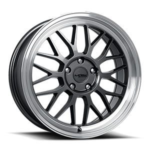 KR06 5 Glossy Gun Metal Machine Lip