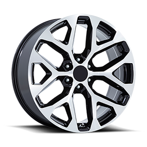 PR177 6 Gloss Black Machined Face