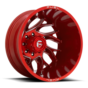 Runner Dually Rear - D742 Candy Red Milled - 20x8.25 - ET-240