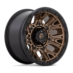 Traction - D826 Matte Bronze with Black Ring 6 lug